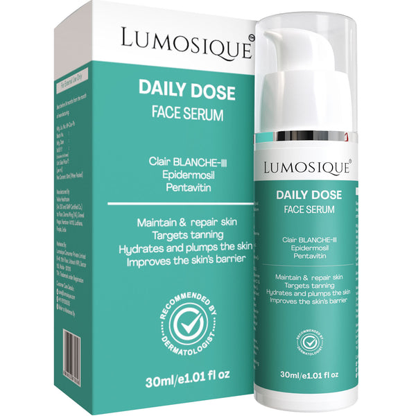 Daily Dose Face Serum for 24HR Hydration, Skin Repair & Glow | AM-PM Care for All Skin Types | 30ml