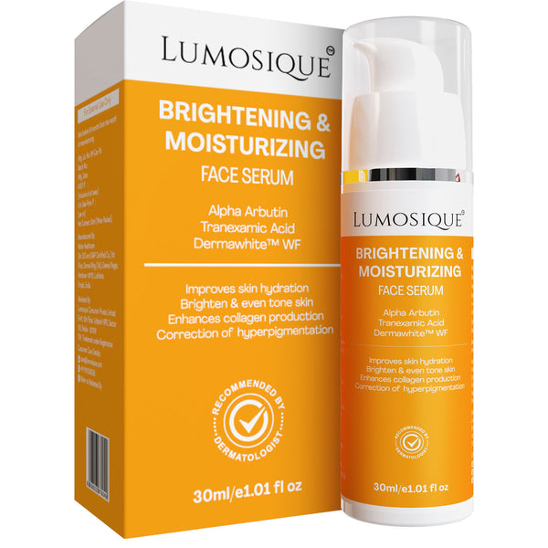 Brightening & Moisturizing Face Serum for Radiant, Smooth Skin | Corrects Dark Spots & Hyperpigmentation | All Skin Types | 30ml